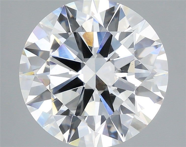 4.03 Carat Round Shaped, Ideal Cut, F Color, VVS2 Clarity, IGI Certified Lab Grown Diamond