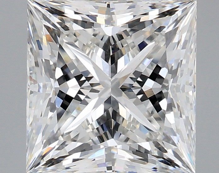3.31 Carat Princess Shaped, Ideal Cut, F Color, VS1 Clarity, IGI Certified Lab Grown Diamond