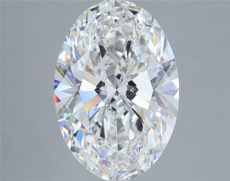 5.59 Carat Oval Shaped, Ideal Cut, F Color, VS1 Clarity, IGI Certified Lab Grown Diamond