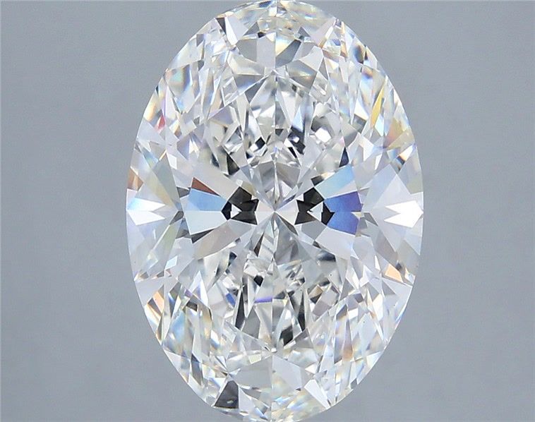 6.07 Carat Oval Shaped, Ideal Cut, G Color, VS1 Clarity, IGI Certified Lab Grown Diamond