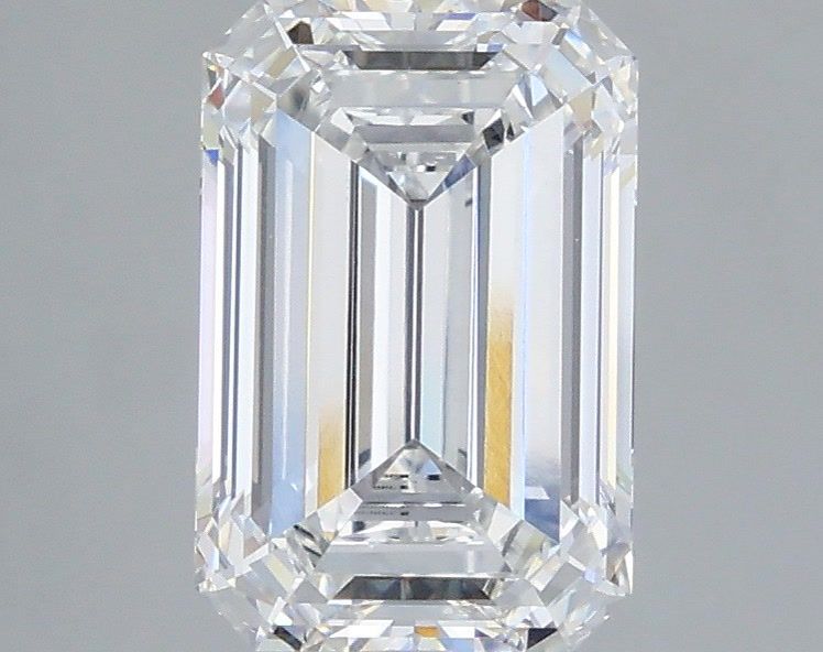 3.28 Carat Emerald Shaped, Ideal Cut, E Color, VS1 Clarity, IGI Certified Lab Grown Diamond