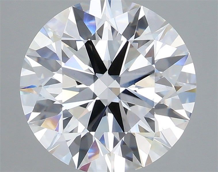 3.52 Carat Round Shaped, Ideal Cut, F Color, VVS2 Clarity, IGI Certified Lab Grown Diamond