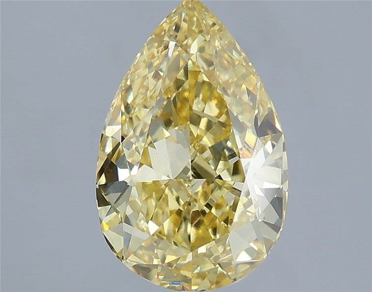 2.52 Carat Pear Shaped, Ideal Cut, VS1 Clarity, IGI Certified Lab Grown Diamond