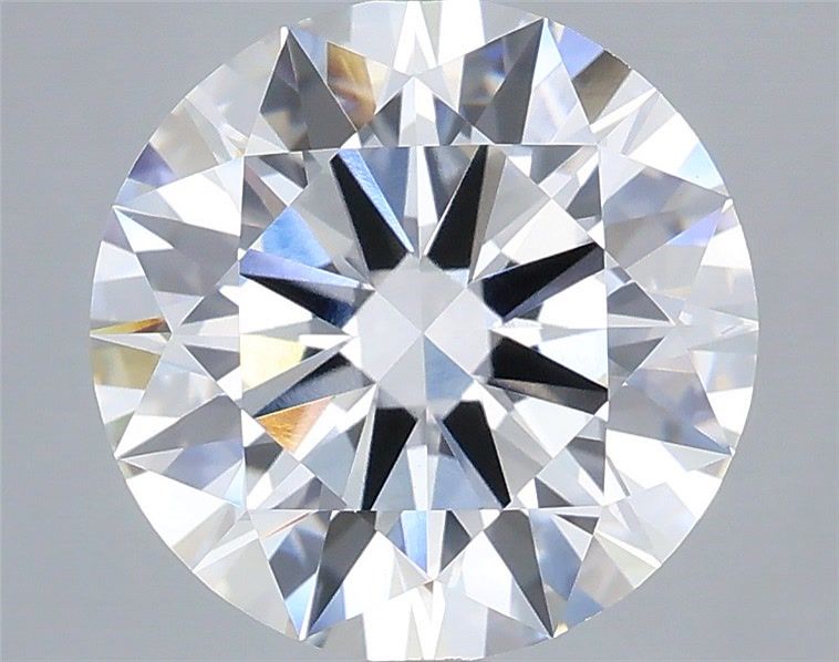 3.84 Carat Round Shaped, Ideal Cut, F Color, VVS2 Clarity, IGI Certified Lab Grown Diamond