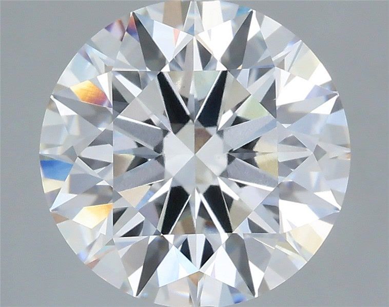 3.55 Carat Round Shaped, Ideal Cut, F Color, VVS2 Clarity, IGI Certified Lab Grown Diamond