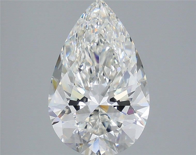 3.55 Carat Pear Shaped, Ideal Cut, G Color, VVS2 Clarity, IGI Certified Lab Grown Diamond