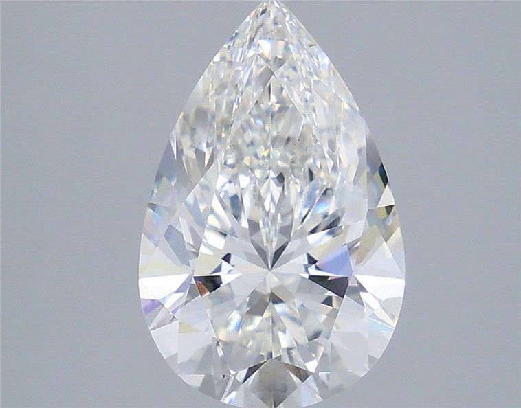 3.53 Carat Pear Shaped, Ideal Cut, F Color, VS1 Clarity, IGI Certified Lab Grown Diamond