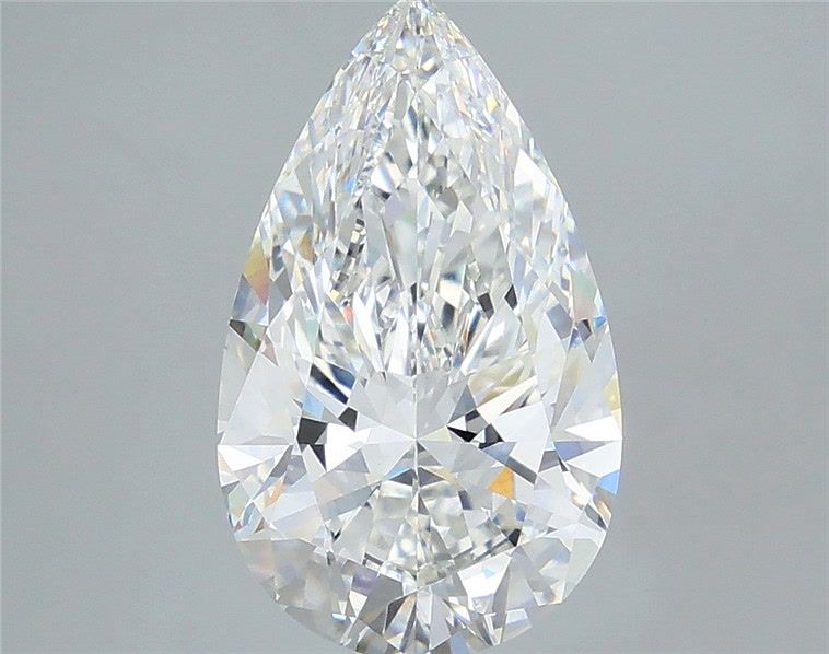 3.58 Carat Pear Shaped, Ideal Cut, F Color, VS1 Clarity, IGI Certified Lab Grown Diamond