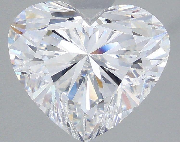 3.57 Carat Heart Shaped, Ideal Cut, D Color, VVS2 Clarity, IGI Certified Lab Grown Diamond