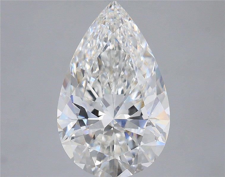 4.51 Carat Pear Shaped, Ideal Cut, E Color, VS1 Clarity, IGI Certified Lab Grown Diamond