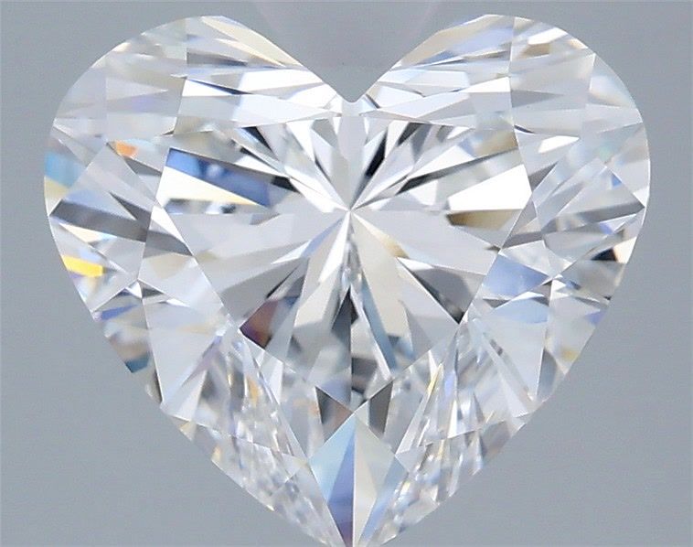 3.58 Carat Heart Shaped, Ideal Cut, D Color, VVS2 Clarity, IGI Certified Lab Grown Diamond
