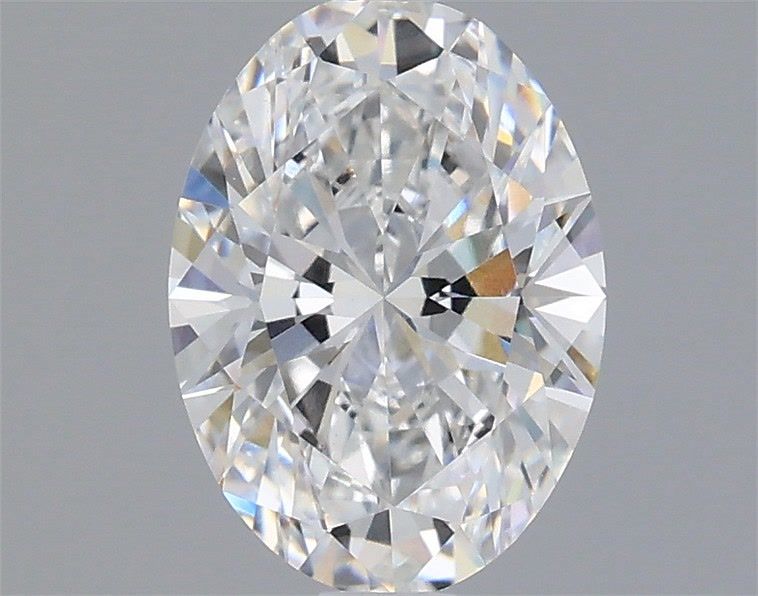 1.57 Carat Oval Shaped, Ideal Cut, D Color, VVS2 Clarity, IGI Certified Lab Grown Diamond