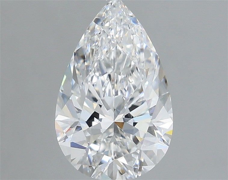 1.58 Carat Pear Shaped, Ideal Cut, D Color, VVS2 Clarity, IGI Certified Lab Grown Diamond