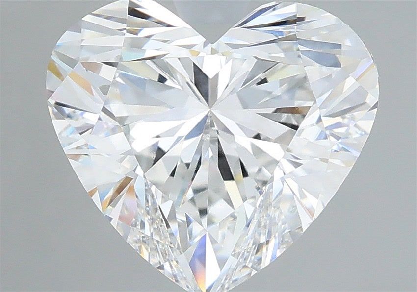 3.51 Carat Heart Shaped, Ideal Cut, D Color, VVS2 Clarity, IGI Certified Lab Grown Diamond