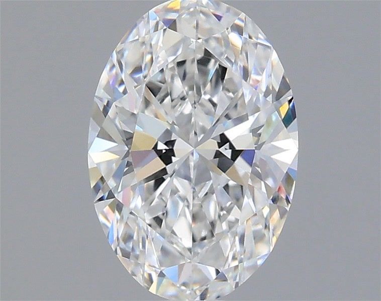1.59 Carat Oval Shaped, Ideal Cut, D Color, VVS2 Clarity, IGI Certified Lab Grown Diamond