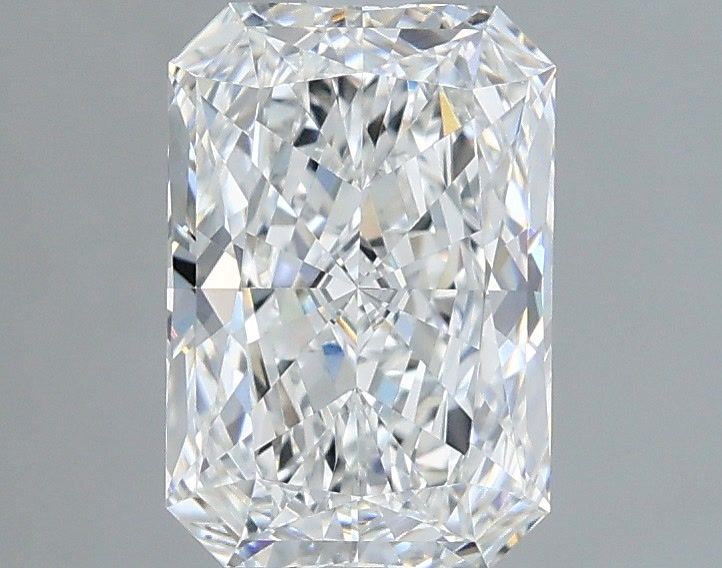 1.59 Carat Radiant Shaped, Ideal Cut, E Color, VVS2 Clarity, IGI Certified Lab Grown Diamond