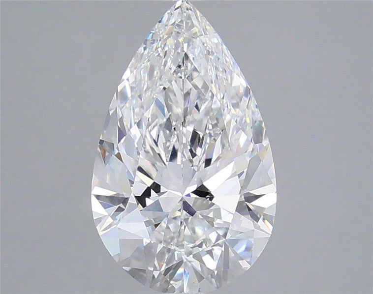 3.08 Carat Pear Shaped, Ideal Cut, E Color, VS2 Clarity, IGI Certified Lab Grown Diamond