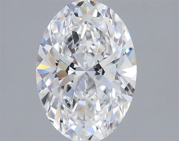 1.58 Carat Oval Shaped, Ideal Cut, D Color, VVS2 Clarity, IGI Certified Lab Grown Diamond
