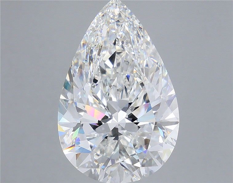 10.05 Carat Pear Shaped, Ideal Cut, E Color, VVS2 Clarity, IGI Certified Lab Grown Diamond