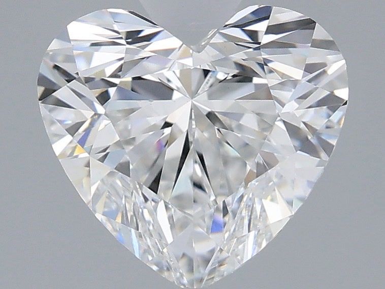 2.52 Carat Heart Shaped, Excellent Cut, D Color, VS1 Clarity, IGI Certified Lab Grown Diamond