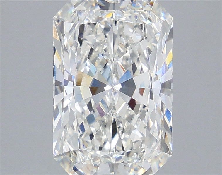 3.59 Carat Radiant Shaped, Ideal Cut, F Color, VS1 Clarity, IGI Certified Lab Grown Diamond