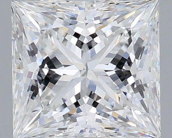 1.57 Carat Princess Shaped, Ideal Cut, E Color, VS1 Clarity, IGI Certified Lab Grown Diamond