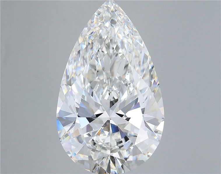 12.10 Carat Pear Shaped, Ideal Cut, F Color, VVS2 Clarity, IGI Certified Lab Grown Diamond