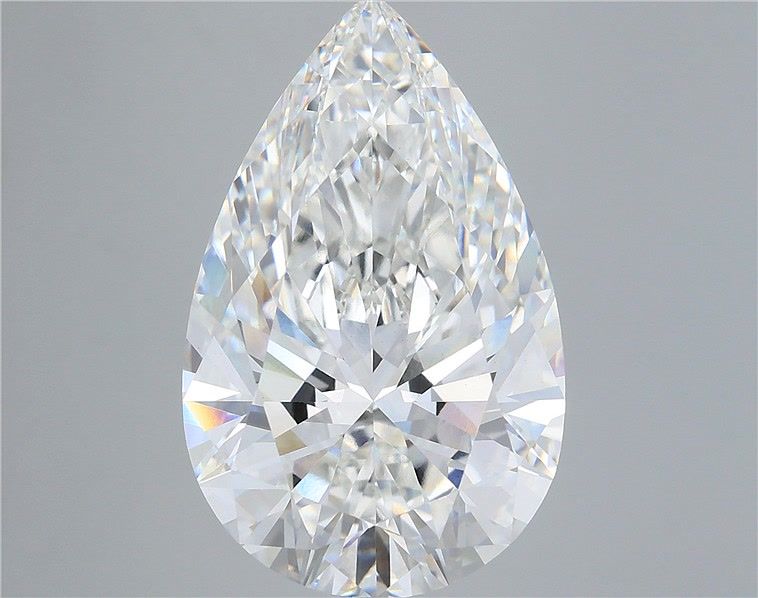 11.59 Carat Pear Shaped, Ideal Cut, F Color, VVS2 Clarity, IGI Certified Lab Grown Diamond