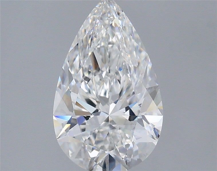 1.58 Carat Pear Shaped, Ideal Cut, D Color, VS1 Clarity, IGI Certified Lab Grown Diamond