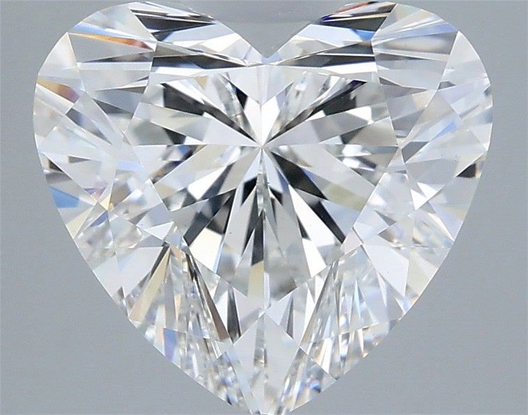 3.52 Carat Heart Shaped, Excellent Cut, D Color, VVS2 Clarity, IGI Certified Lab Grown Diamond