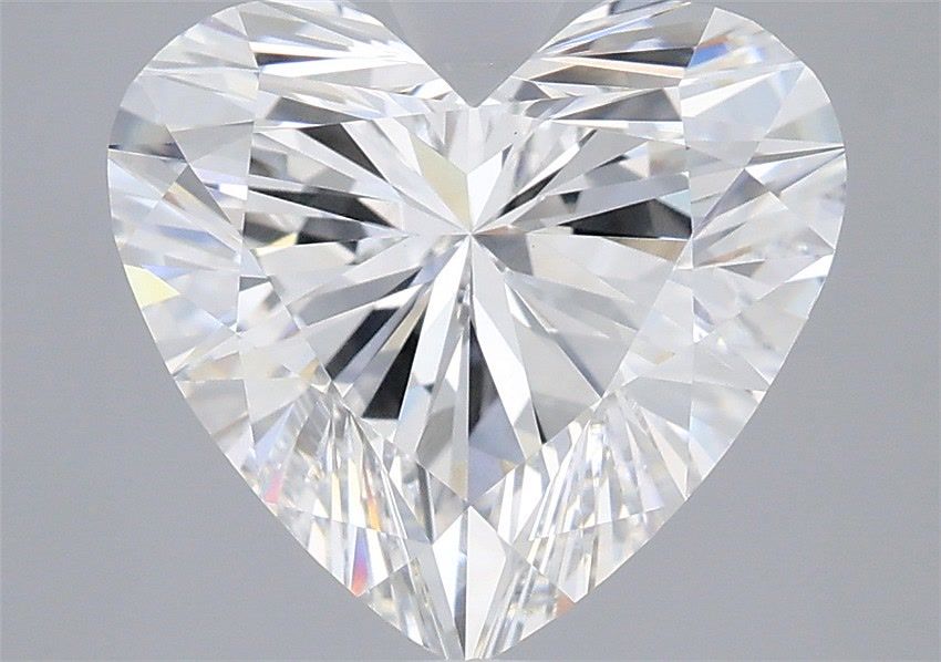 3.52 Carat Heart Shaped, Ideal Cut, D Color, VS1 Clarity, IGI Certified Lab Grown Diamond
