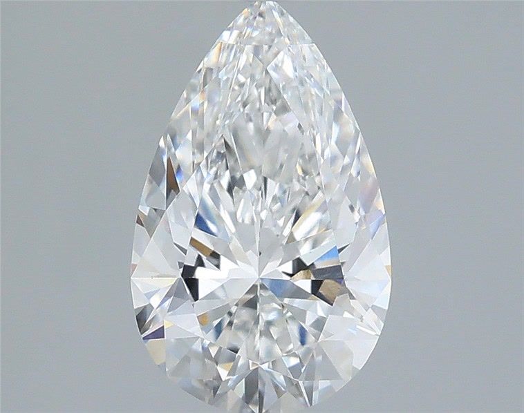1.58 Carat Pear Shaped, Ideal Cut, D Color, VS1 Clarity, IGI Certified Lab Grown Diamond