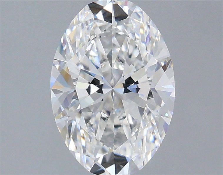 1.57 Carat Oval Shaped, Excellent Cut, D Color, VVS2 Clarity, IGI Certified Lab Grown Diamond