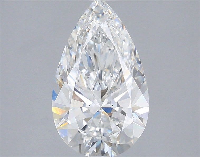 1.59 Carat Pear Shaped, Ideal Cut, D Color, VS2 Clarity, IGI Certified Lab Grown Diamond