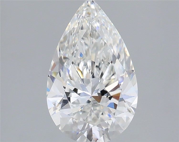 1.58 Carat Pear Shaped, Ideal Cut, E Color, VVS2 Clarity, IGI Certified Lab Grown Diamond