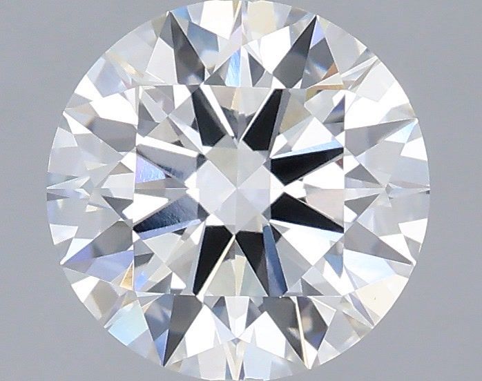 2.07 Carat Round Shaped, Ideal Cut, D Color, VVS2 Clarity, IGI Certified Lab Grown Diamond