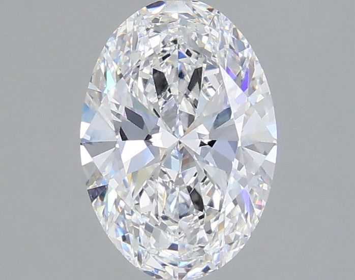 1.57 Carat Oval Shaped, Ideal Cut, D Color, VVS2 Clarity, IGI Certified Lab Grown Diamond