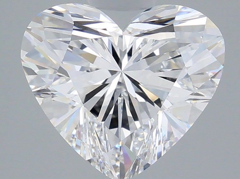 3.10 Carat Heart Shaped, Ideal Cut, D Color, VVS2 Clarity, IGI Certified Lab Grown Diamond