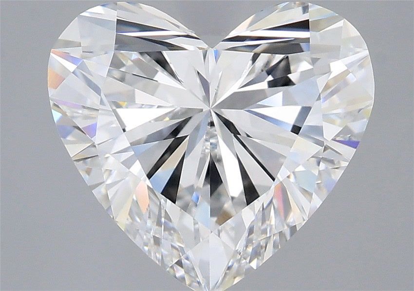 3.58 Carat Heart Shaped, Very Good Cut, D Color, VVS2 Clarity, IGI Certified Lab Grown Diamond