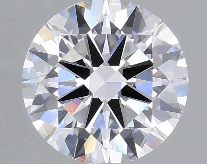 2.01 Carat Round Shaped, Excellent Cut, D Color, VVS2 Clarity, IGI Certified Lab Grown Diamond