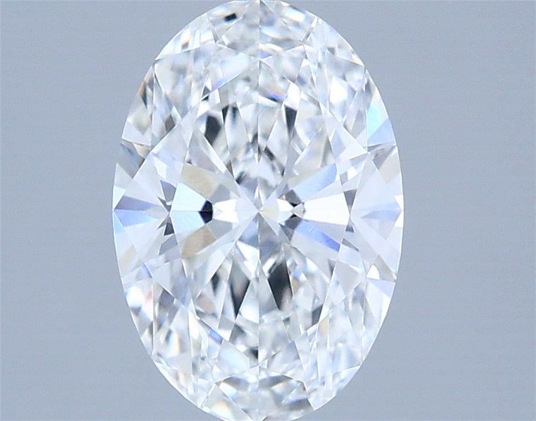 1.58 Carat Oval Shaped, Ideal Cut, D Color, VVS2 Clarity, IGI Certified Lab Grown Diamond
