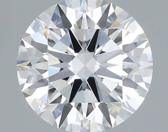 1.09 Carat Round Shaped, Ideal Cut, D Color, VVS2 Clarity, IGI Certified Lab Grown Diamond
