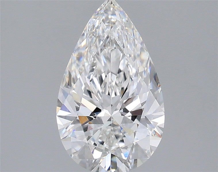 1.58 Carat Pear Shaped, Ideal Cut, D Color, VVS2 Clarity, IGI Certified Lab Grown Diamond
