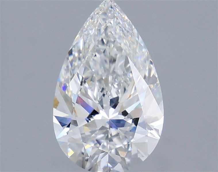 1.58 Carat Pear Shaped, Ideal Cut, D Color, VVS2 Clarity, IGI Certified Lab Grown Diamond