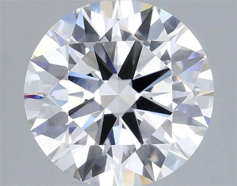 3.03 Carat Round Shaped, Ideal Cut, D Color, VVS2 Clarity, IGI Certified Lab Grown Diamond