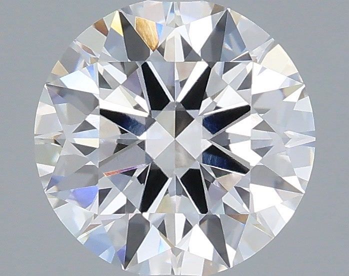 2.07 Carat Round Shaped, Ideal Cut, E Color, VVS2 Clarity, IGI Certified Lab Grown Diamond