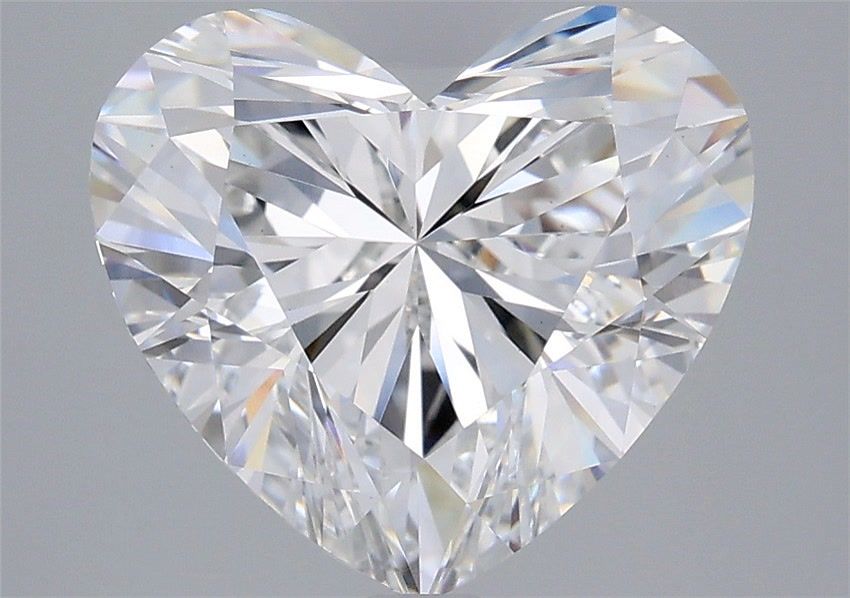 4.10 Carat Heart Shaped, Ideal Cut, E Color, VS1 Clarity, IGI Certified Lab Grown Diamond