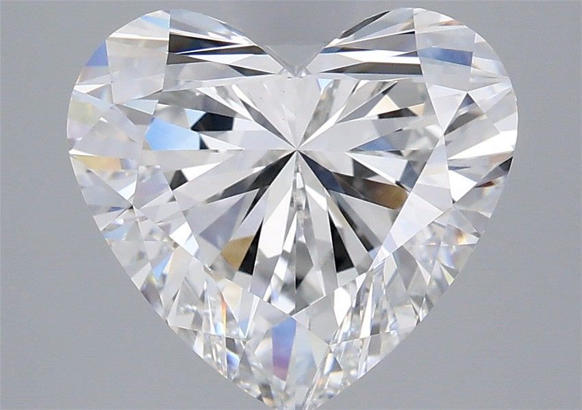3.56 Carat Heart Shaped, Very Good Cut, D Color, VVS2 Clarity, IGI Certified Lab Grown Diamond