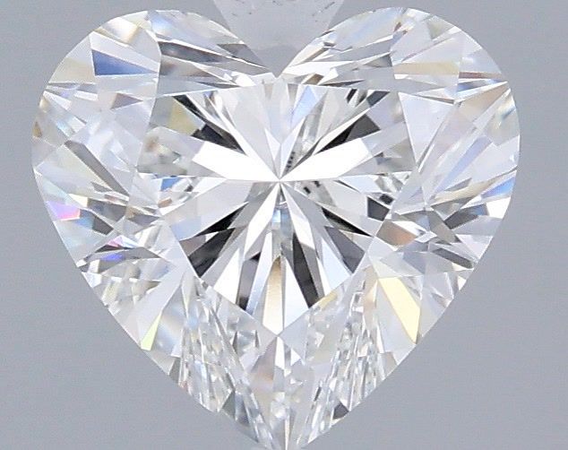 1.59 Carat Heart Shaped, Excellent Cut, D Color, VVS2 Clarity, IGI Certified Lab Grown Diamond