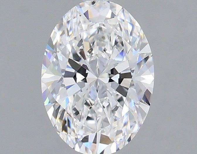 1.05 Carat Oval Shaped, Ideal Cut, D Color, VVS2 Clarity, IGI Certified Lab Grown Diamond